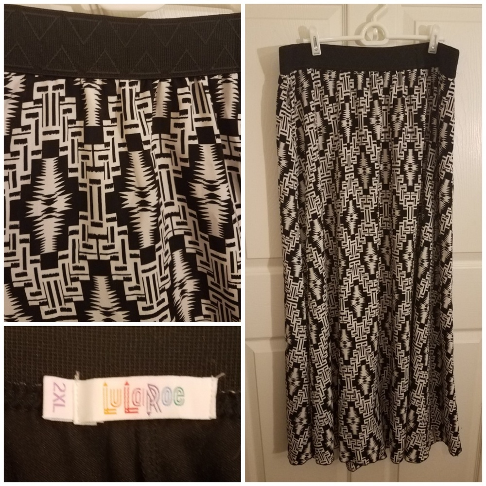 2x lularoe maxi skirt
